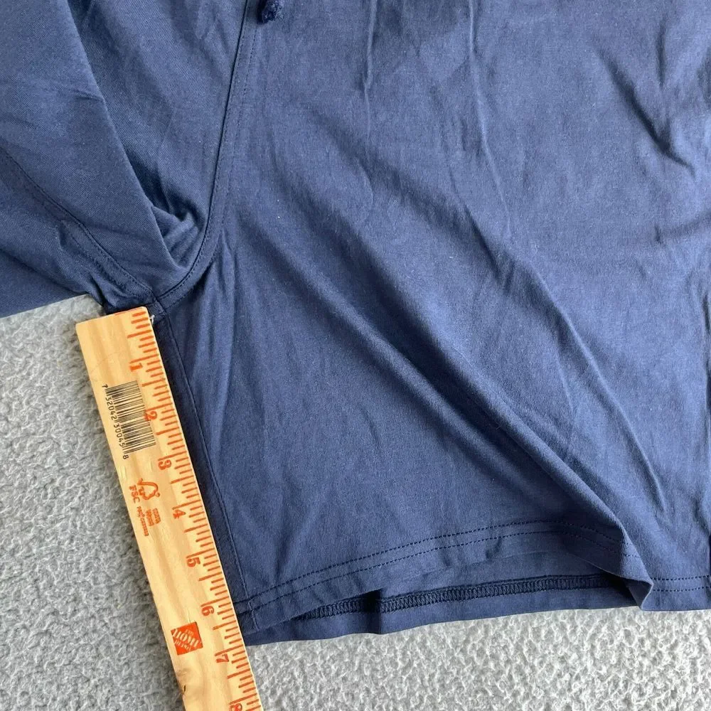 NEW J. Crew Shorts Mens Extra Large Blue Chino‎ Sweat Drawstring Stretch Waist